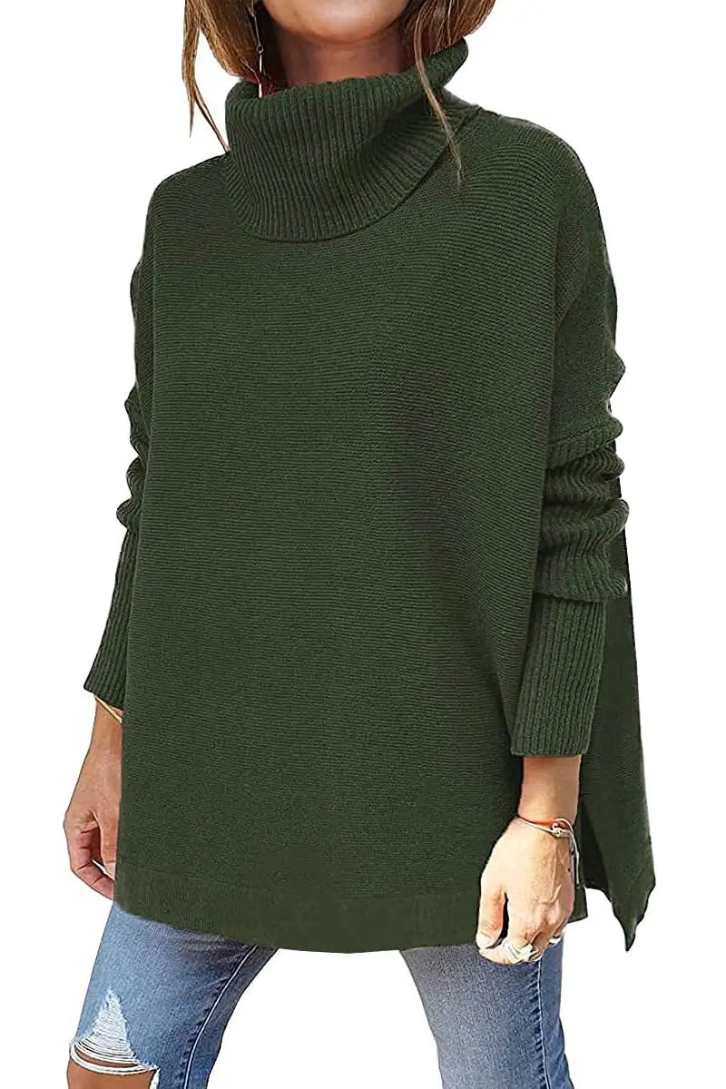 Stilla | Strikpullover Med Ståkrave