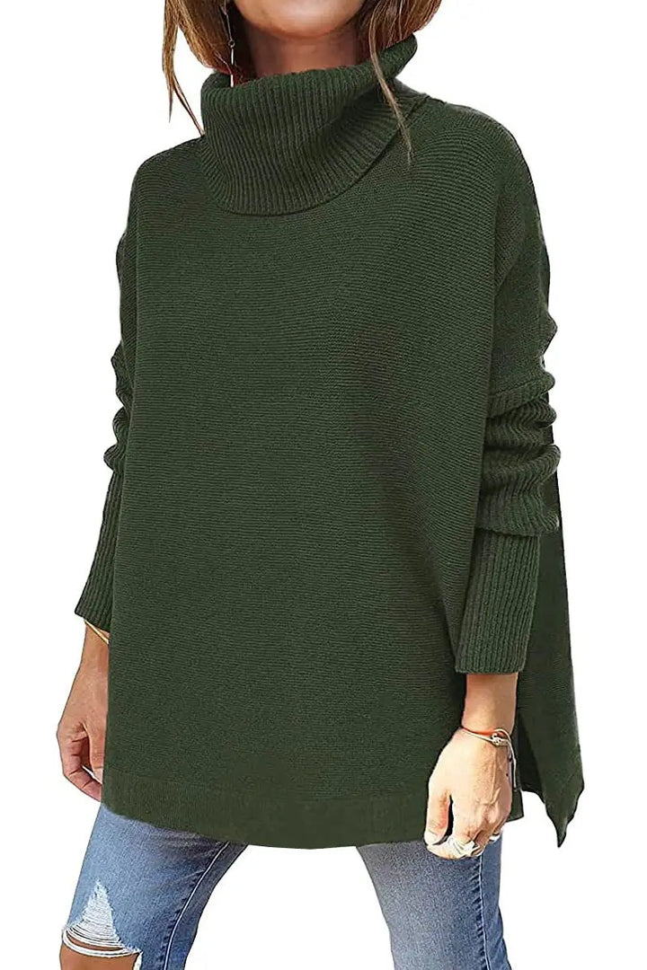 Stilla | Strikpullover Med Ståkrave