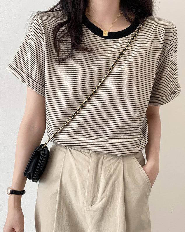 Stilla | Chloé T Shirt Fine Striber