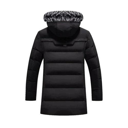 Stilla | Herrer Vinter Lang Parka - Blødt Foder Hætte Design