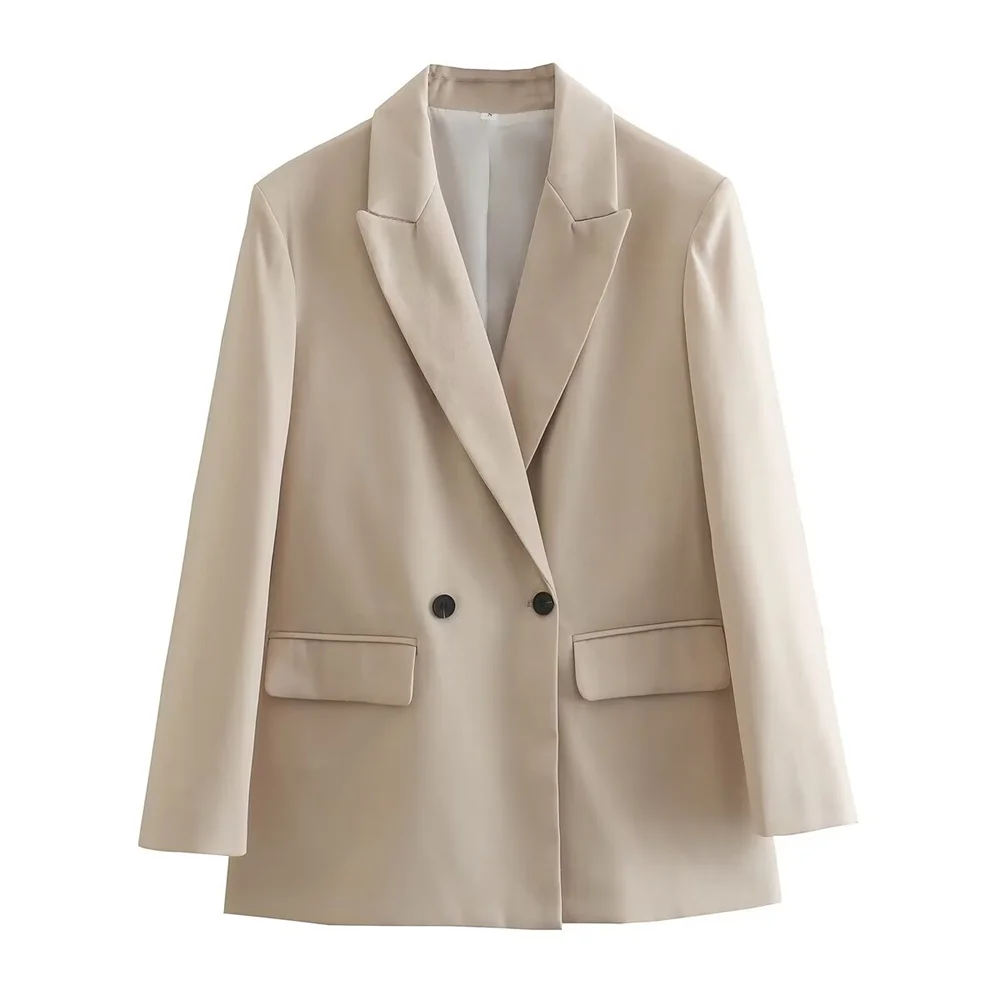 Stilla | Klassisk Dame Blazer Med Dobbelt Knapliste