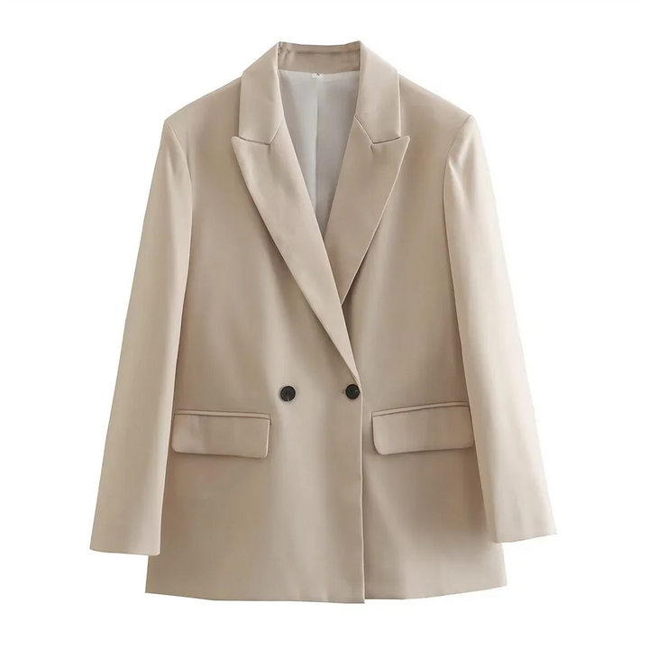 Stilla | Klassisk Dame Blazer Med Dobbelt Knapliste