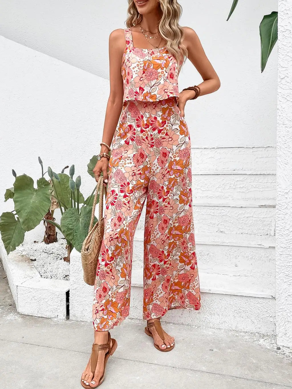 Stilla | Elegant Blomstret Jumpsuit