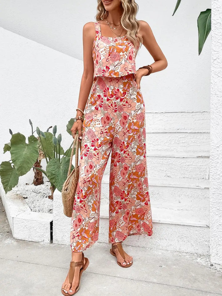 Stilla | Elegant Blomstret Jumpsuit Stil