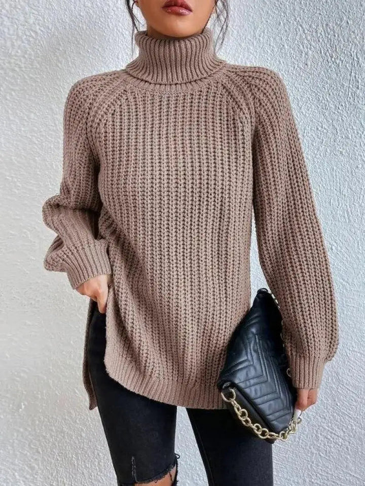 Stilla | Blød Rullekravesweater