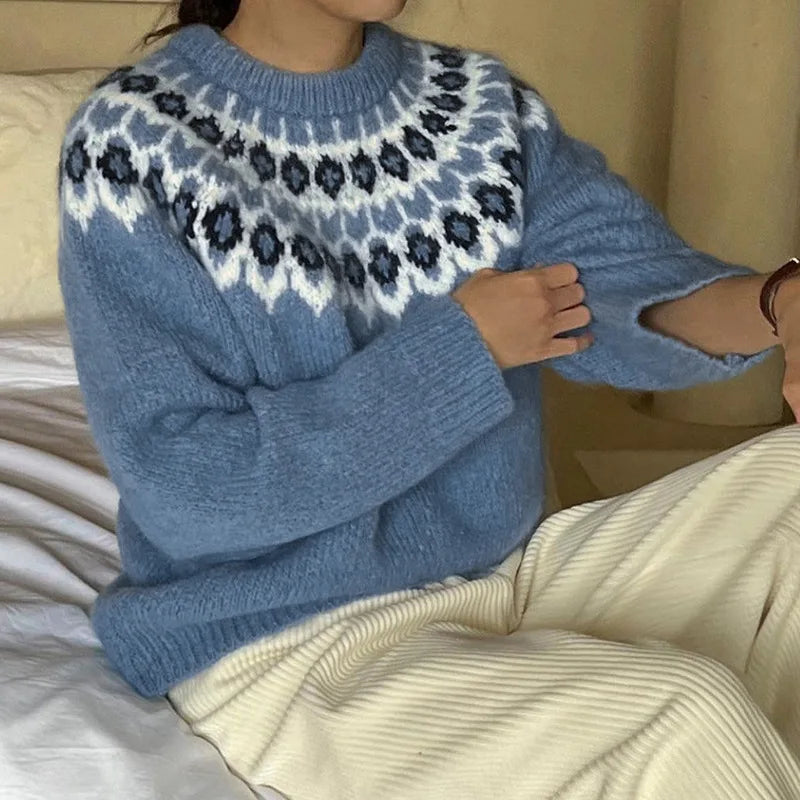 Stilla | Damepullover Med Lange Ærmer I Den Etiske Stil