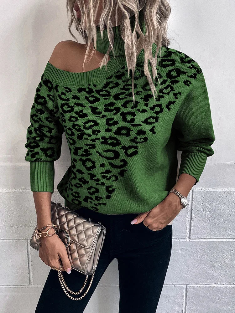 Stilla | Pullover-leopard Med Hængende Ører