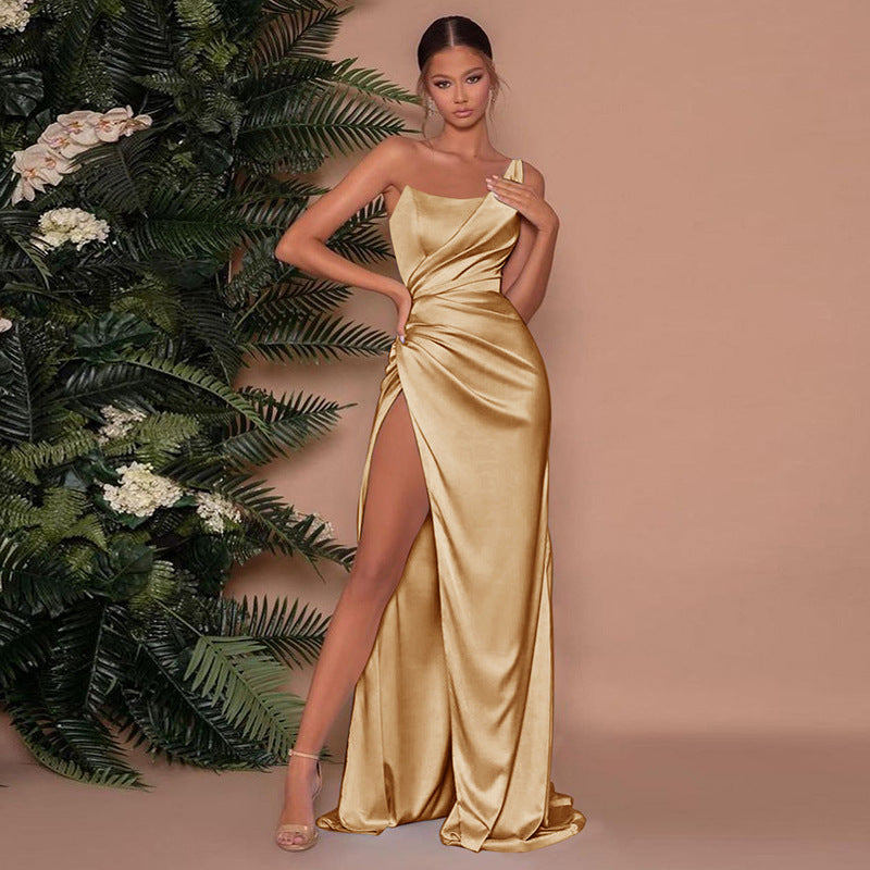 Stilla | Maxikjole Satin
