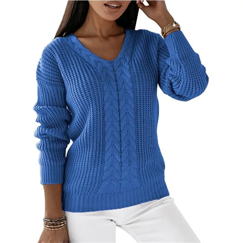 Stilla | Vintage V-udskæring Pullover