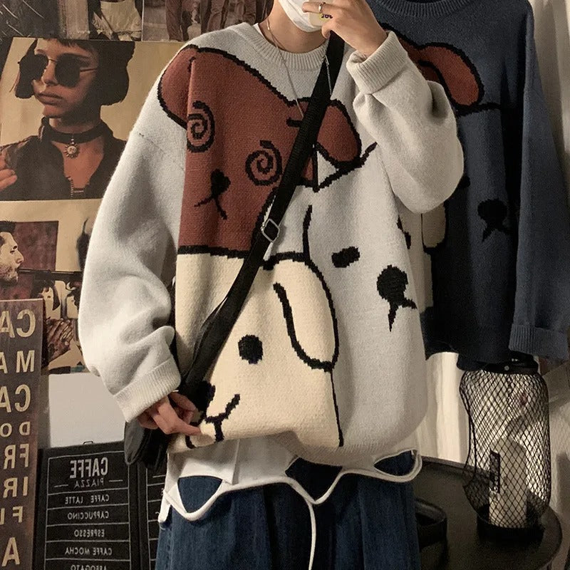 Stilla | Varmer Pullover Med Hundefolie