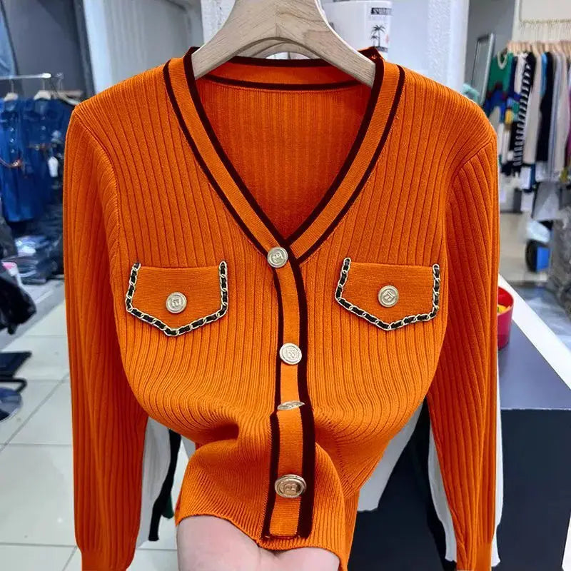 Stilla | Dame sweater med lange ærmer og lommer