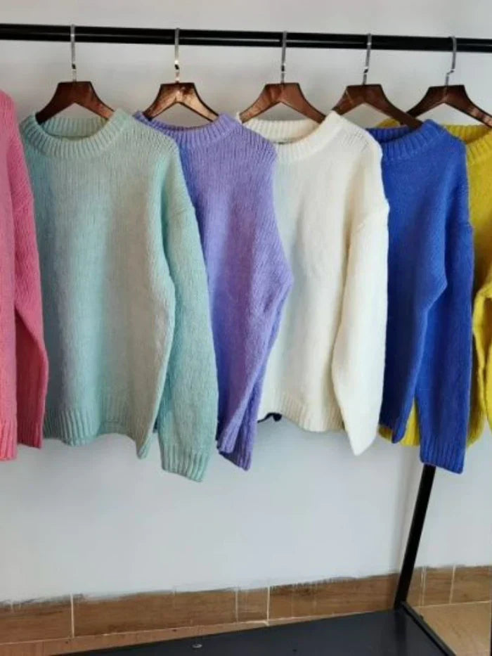 Stilla | Oversize Håndvævet Sweater Til Kvinder