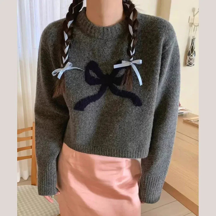 Stilla | Pullover Damer Af Strik Med Knotset