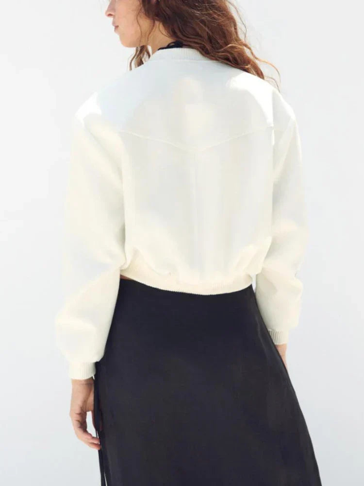 Stilla | Bomber med trykte metalknapper
