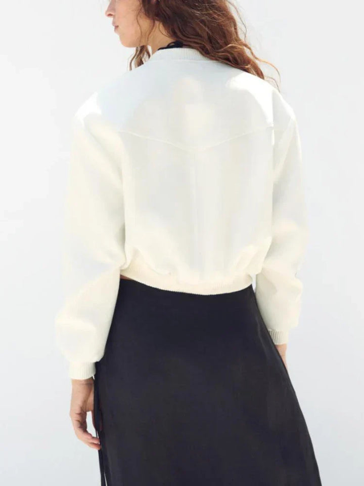 Stilla | Bomber med trykte metalknapper