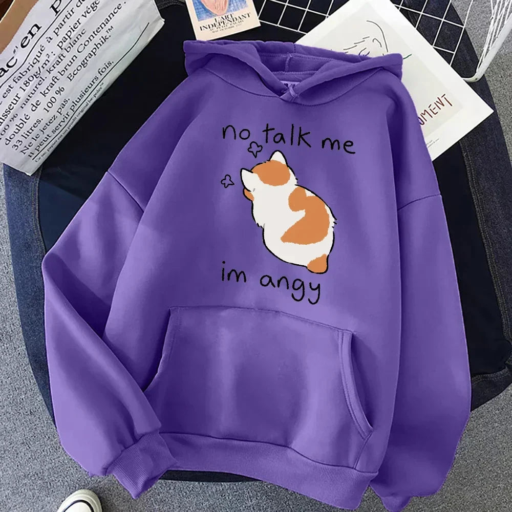 Stilla | Størrelse Kapuzenpullover Med Kattemotiv