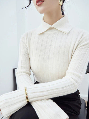Stilla | Løs Pullover Med Polokrave Til Damer