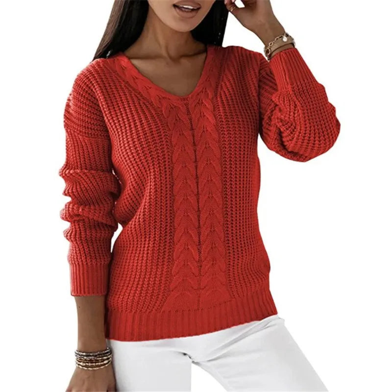 Stilla | Vintage V-udskæring Pullover