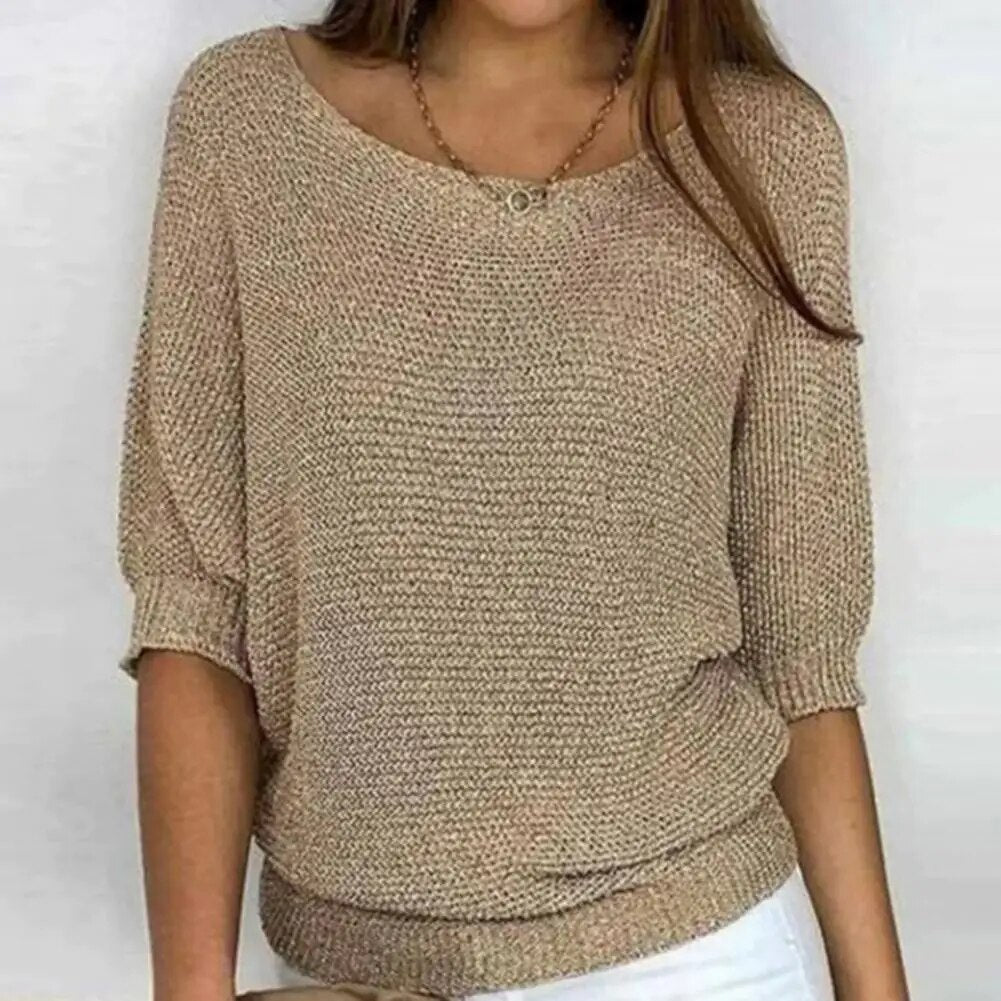 Stilla | Sommerlig Finstrikket Pullover