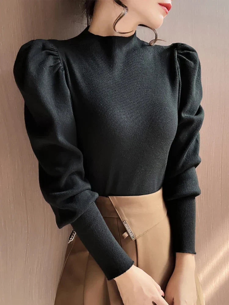Stilla | Rullekrave sweater Fra Rabea