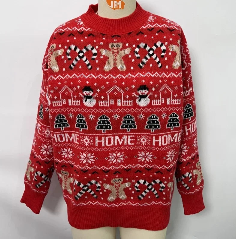Stilla | Grim julesweater med snefnugsmønster
