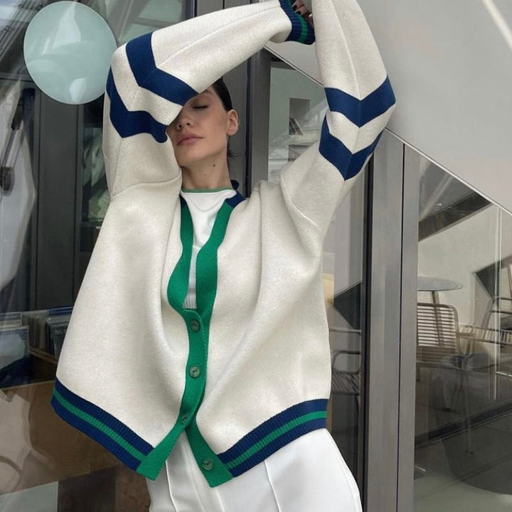 Stilla | V-udskæring Pullover Store Størrelser