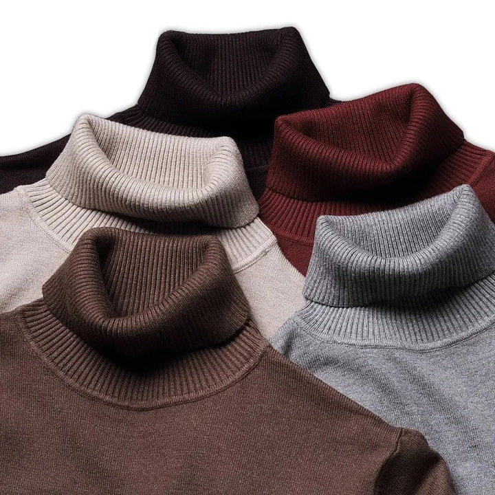 Stilla | Rullekrave Sweater I Bomuld til Mænd