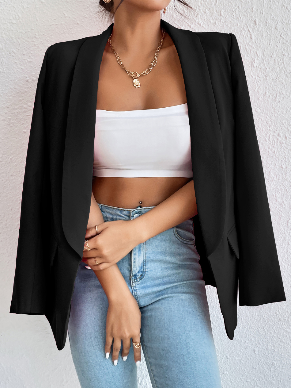 Stilla | Blazer Dame Ensfarvet