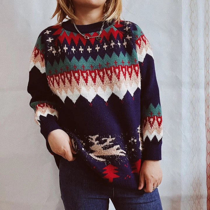 Stilla | Damen Raglan Juletrøje Pilar