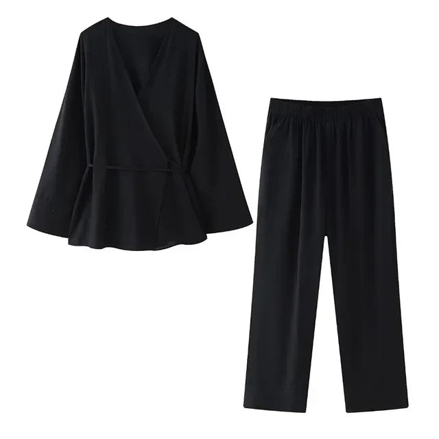Stilla | Elegante Loose Fit Wrap Set