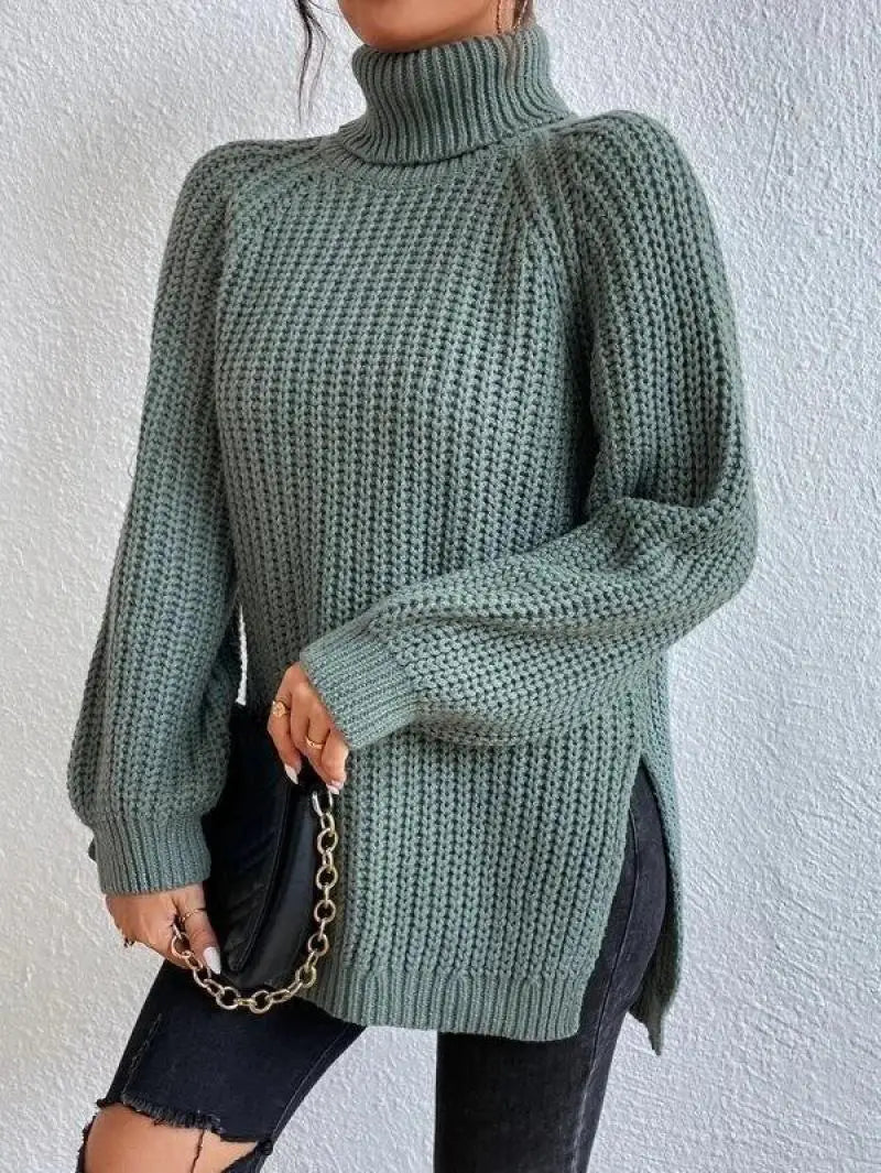 Stilla | Blød Rullekravesweater