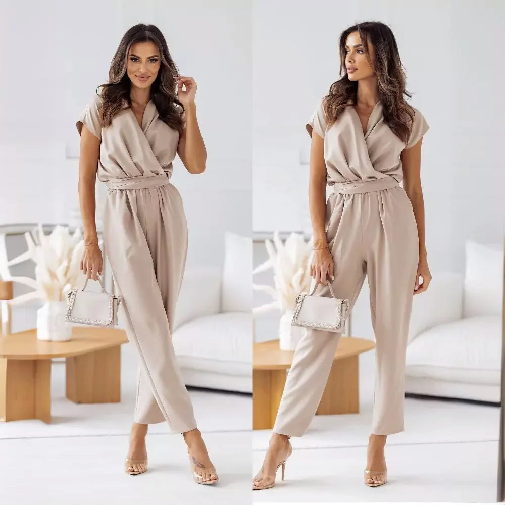 Stilla | Elegant V-udskæring Overall
