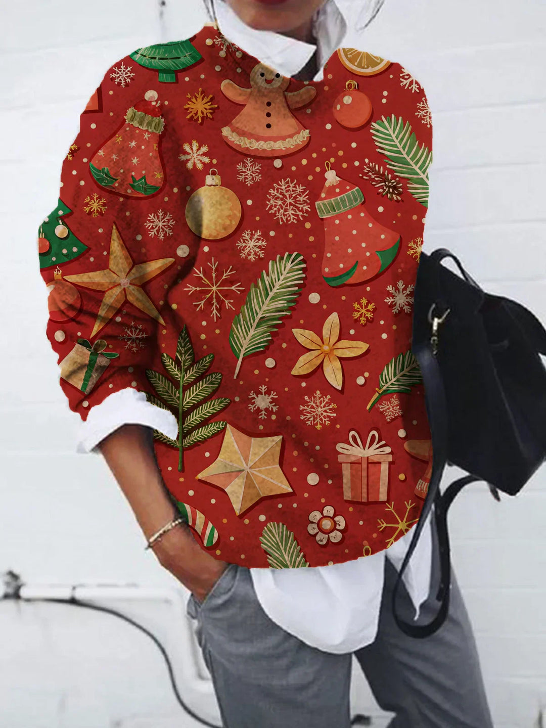 Stilla | Jule Rundhals Pullover Aranza