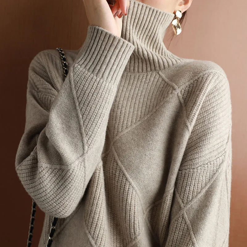 Stilla | Pullover Vando Rullekrave Af Cashmere