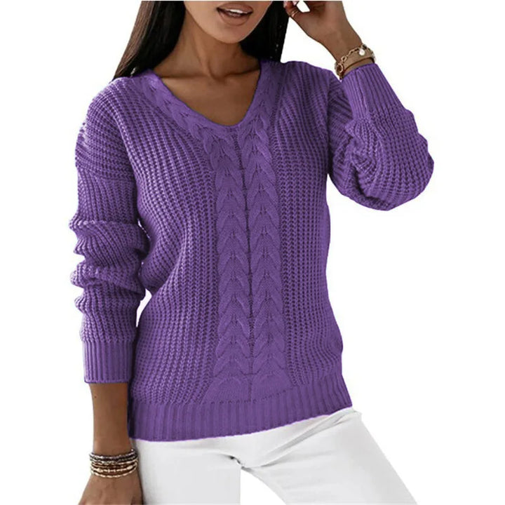 Stilla | Vintage V-udskæring Pullover