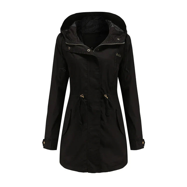 Stilla | Trenchcoat med hætte