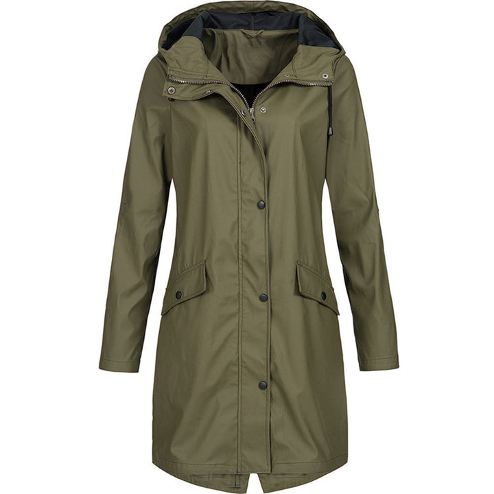 Stilla | Hooded regnfrakke til kvinder