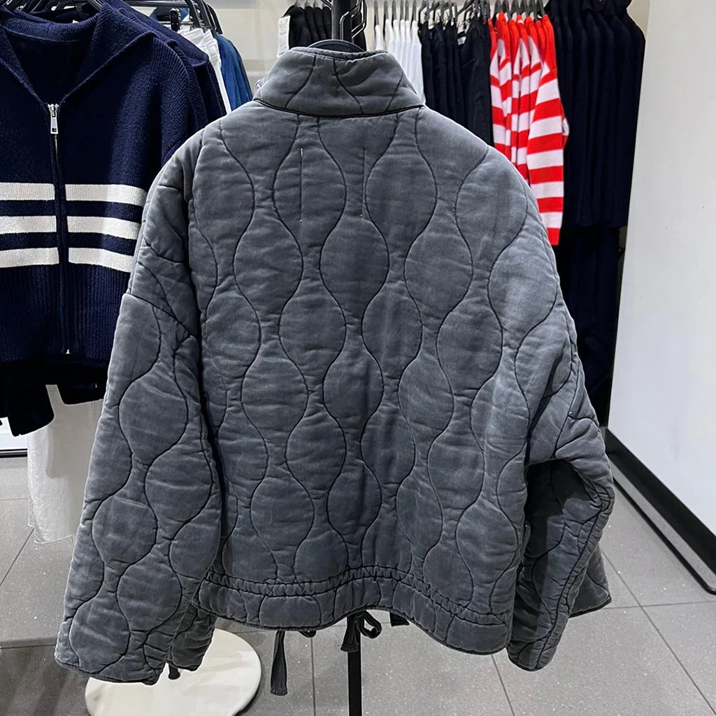 Stilla | Vintage Grå Parka Til Damer