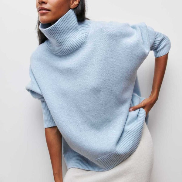 Stilla | Pullover Med Rullekrave