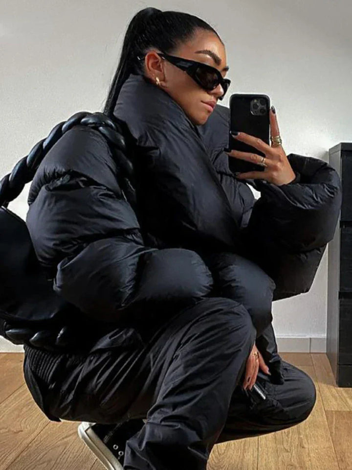 Stilla | Varm og plus size rullekravejakke