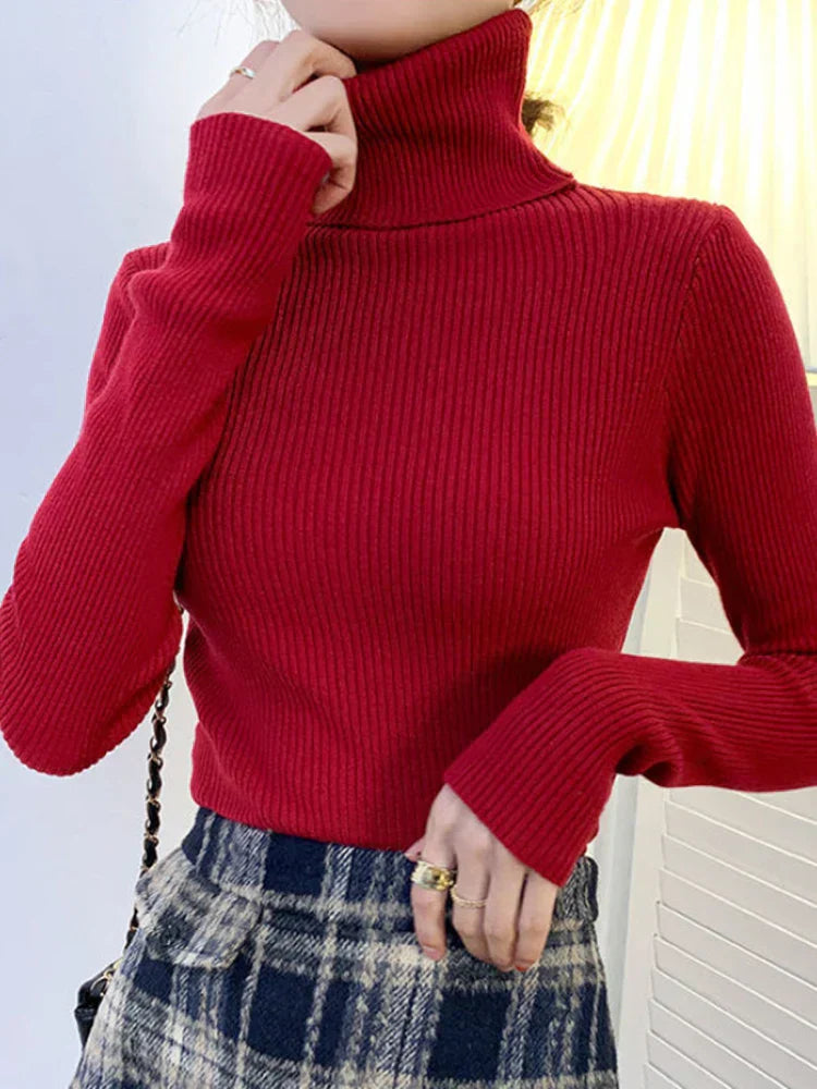 Stilla | Margareta Rullekrave-strikpullover