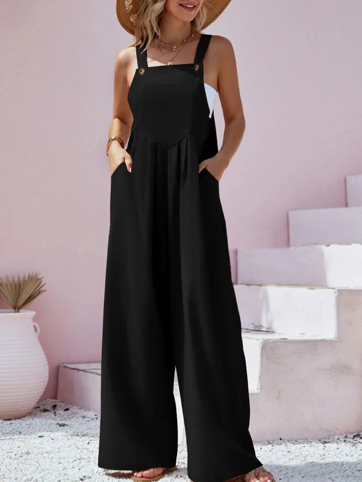 Stilla | Jumpsuit med Bred Ben Stil
