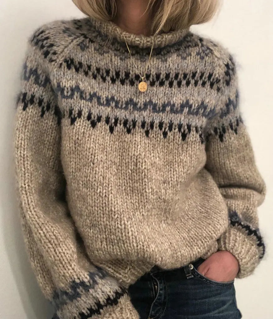 Stilla | Cashmere Trøje med Struktur