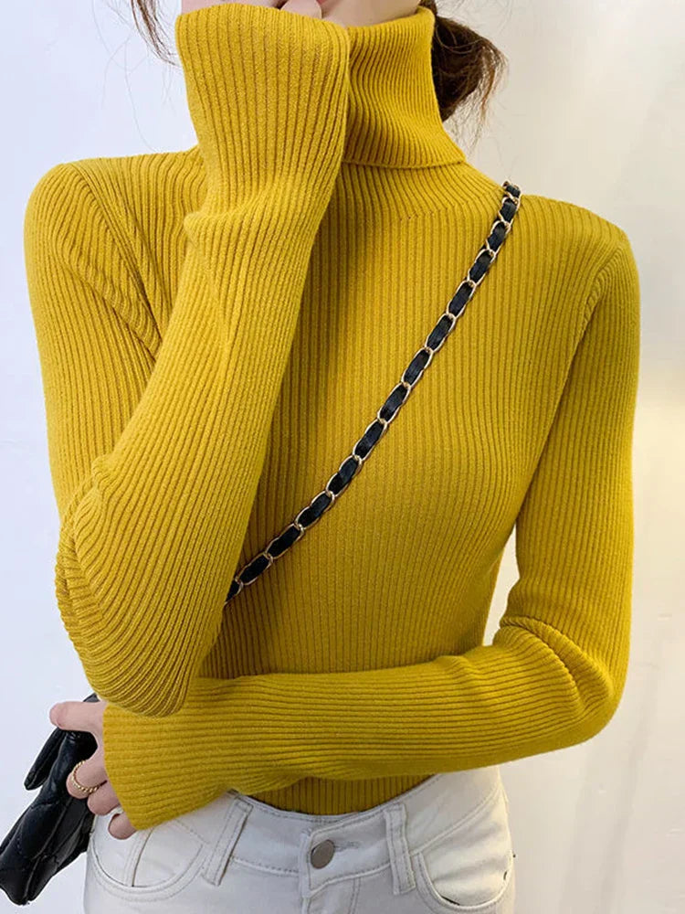Stilla | Margareta Rullekrave-strikpullover