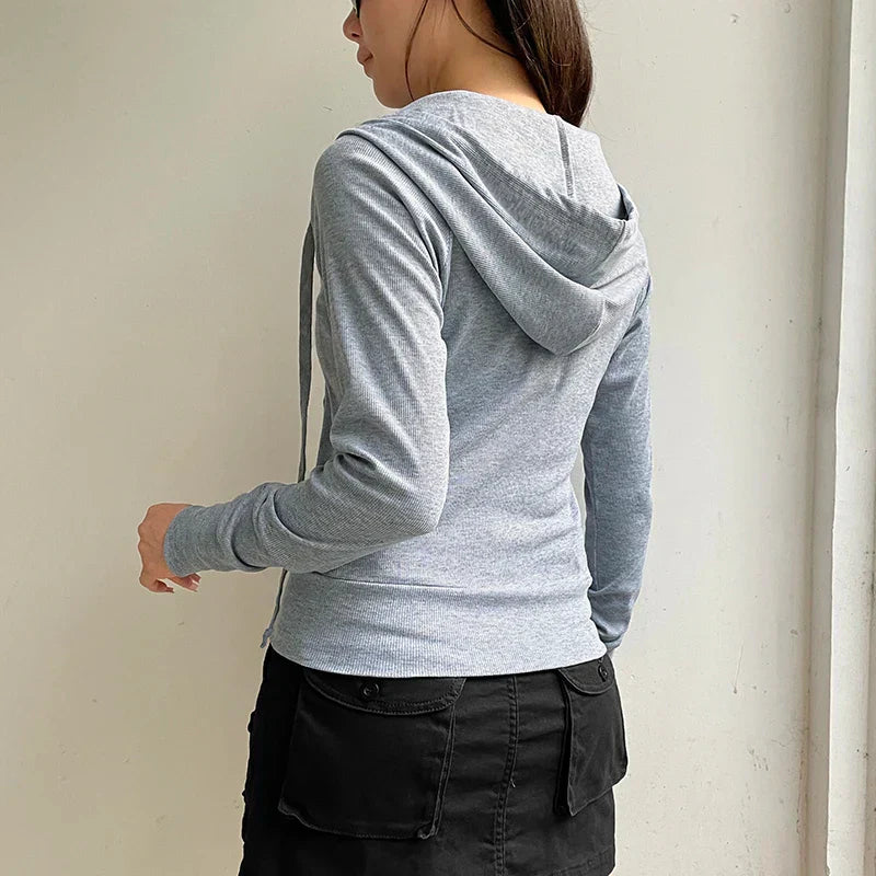 Stilla | Fritids Sweatshirt Med Lynlås Til Damer