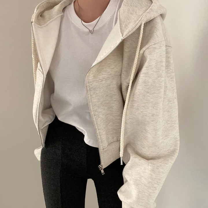Stilla | Bequemer Kapuzenpullover Mit Reißverschluss