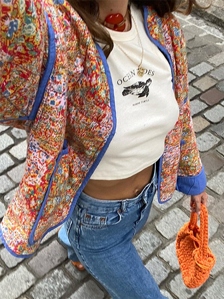 Stilla | Varm Streetwear Jakke Af Bomuld Med Lange Ærmer