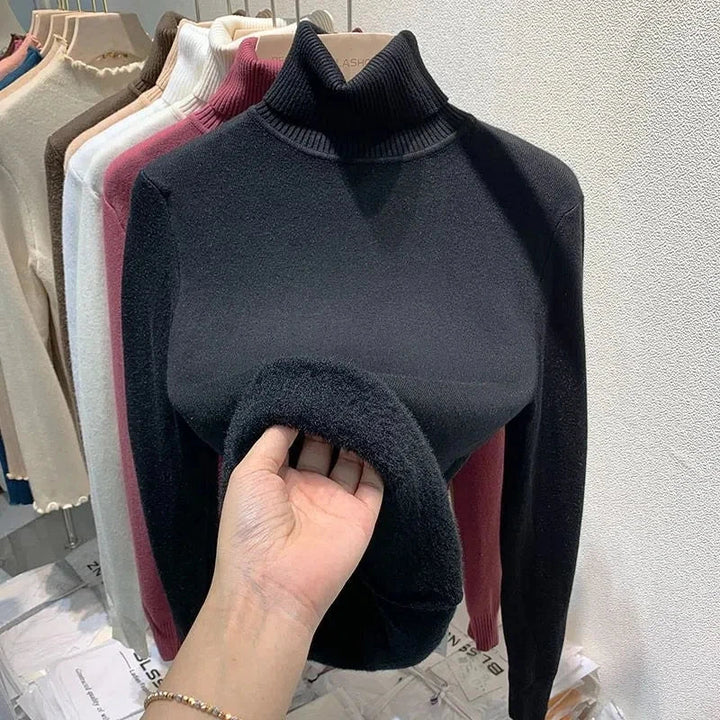 Stilla | Pullover med Rullekrave og Blødt Foder
