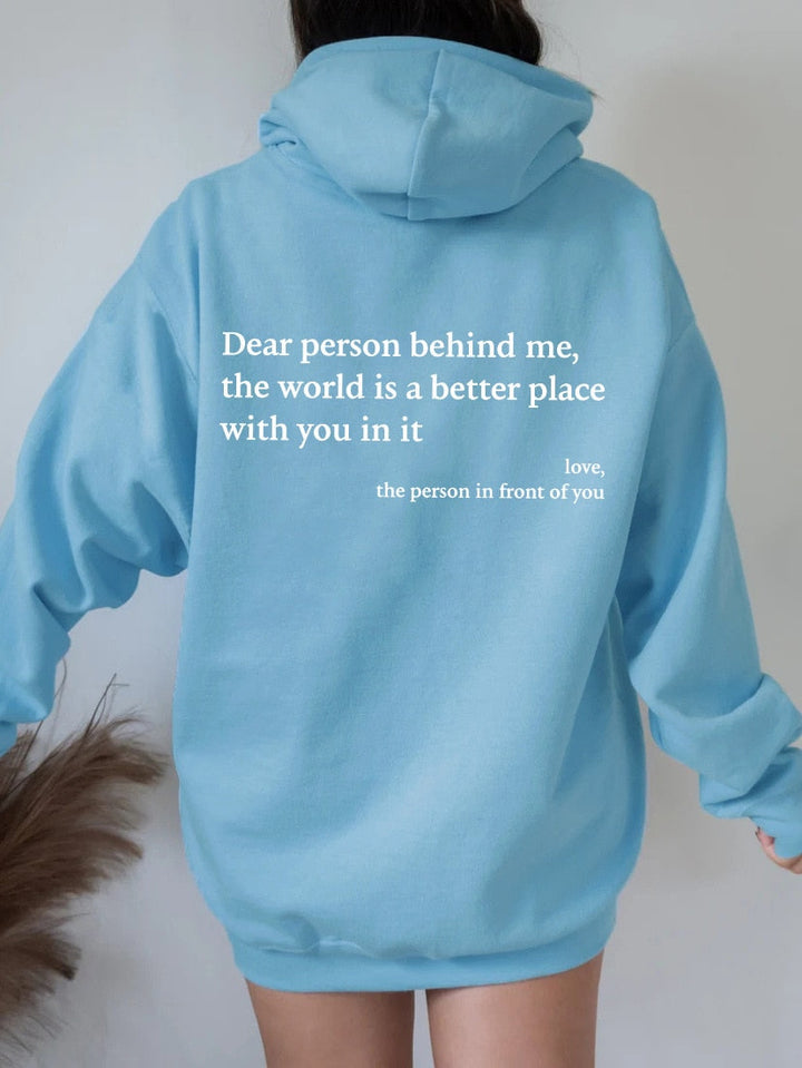 Stilla | Angel Kær Person Bag Mig Unisex Hoodie [sidste Dag Rabat]
