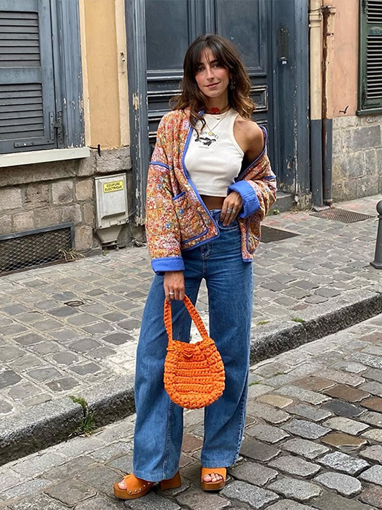 Stilla | Varm Streetwear Jakke Af Bomuld Med Lange Ærmer